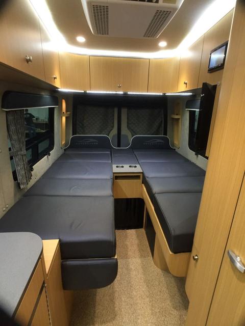 Davydd S Articulated Beds Class B Forums, Class B Motorhomes With Twin Beds