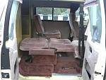 Folding seats in my 1989 Dodge XTRA Van.