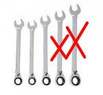 3 of 5 wrenches