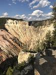 The canyon of the Yellowstone River