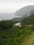 Cabot Trail along the coast.  Rain didn't make the driving much fun.  Beautiful drive, well worth the journey.