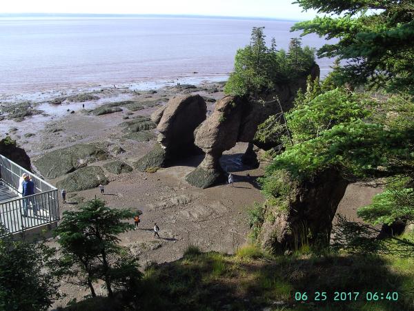 Bay of Fundy Low Tide.